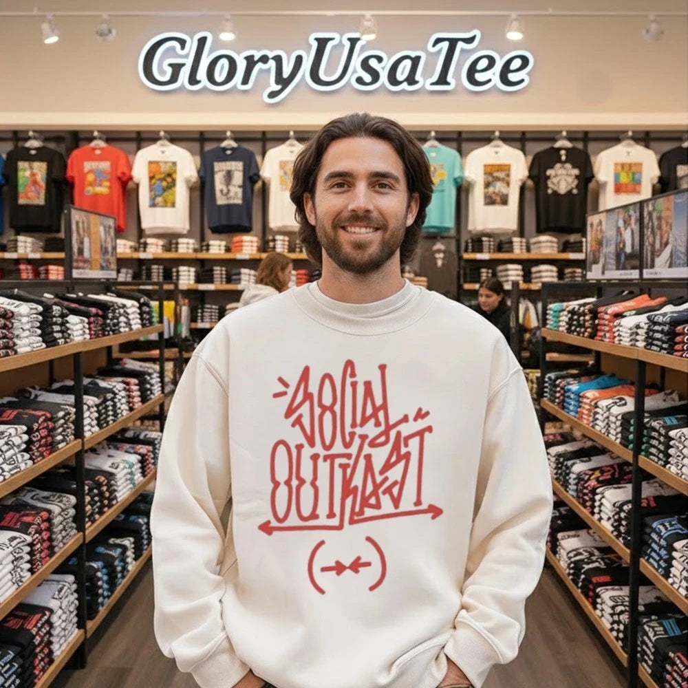 Social Outkast Red Tag Shirt