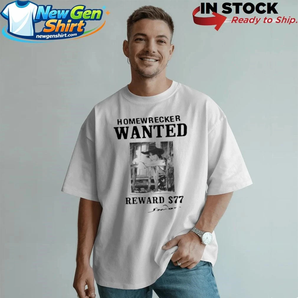 Sombr Wanted White Signed Shirt