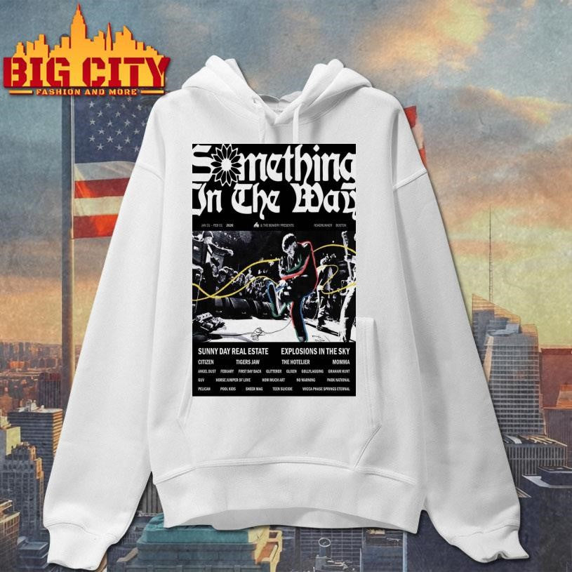 Something In The Way Festival Roadrunner Boston Event 2026 Poster Shirt