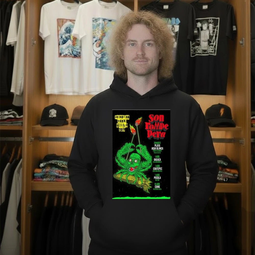 Son Rompe Pera Primavera Punk Mexico 2026 Poster Shirt