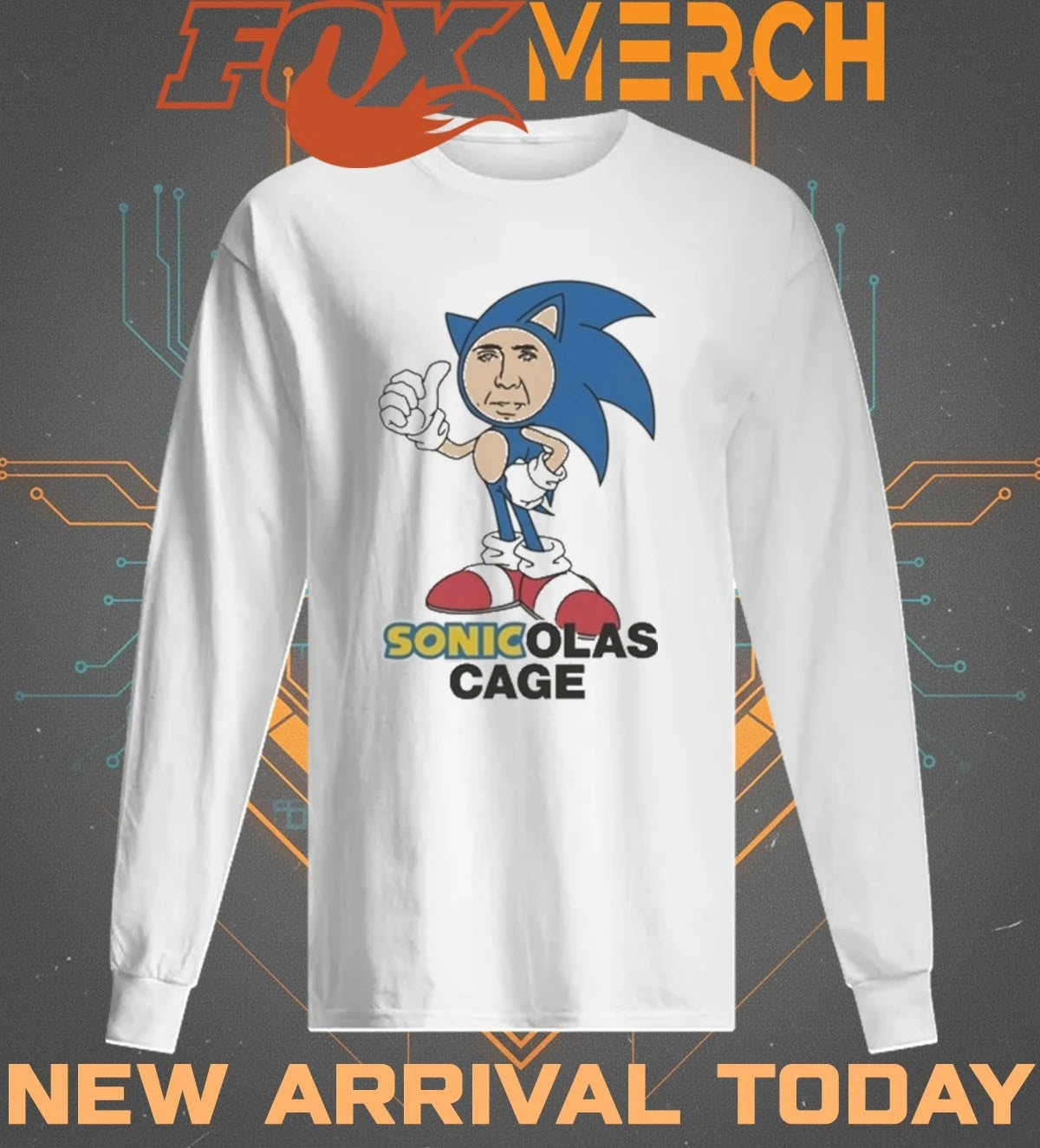 Sonicolas cage t-shirt