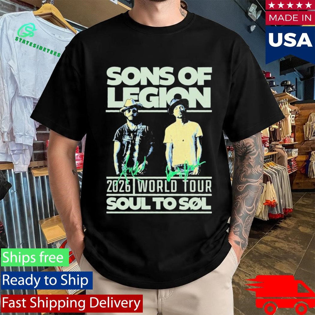 Sons of Legion Soul to SØL Tour Shirt