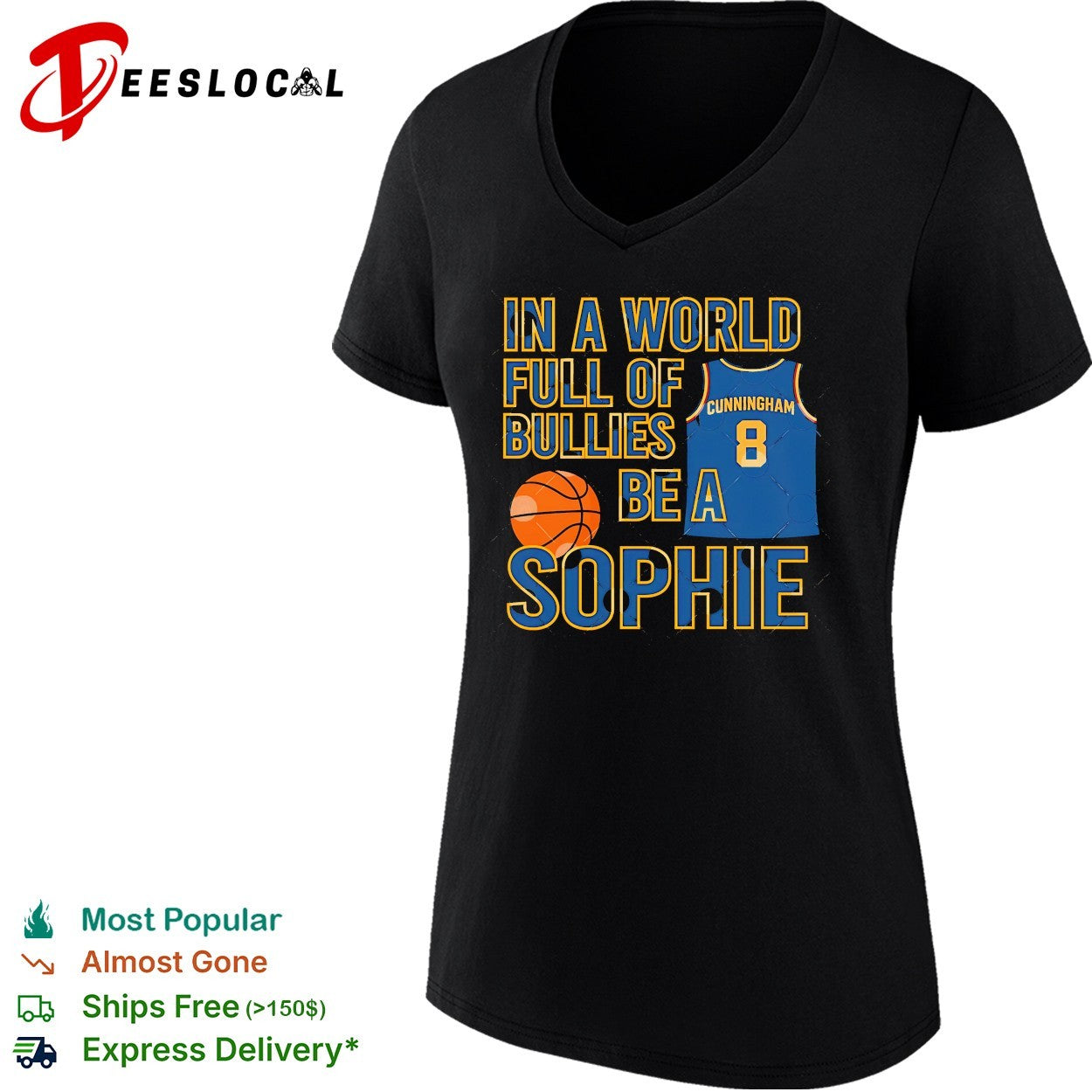 Sophie Cunningham jersey In A World Full Of Bullies Be A Sophie shirt