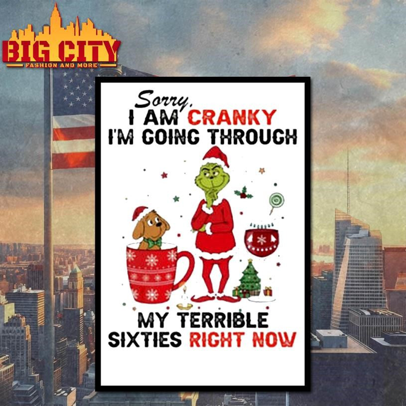 Sorry I Am Cranky I’m Going Through My Terrible Sixties Right Now Shirt