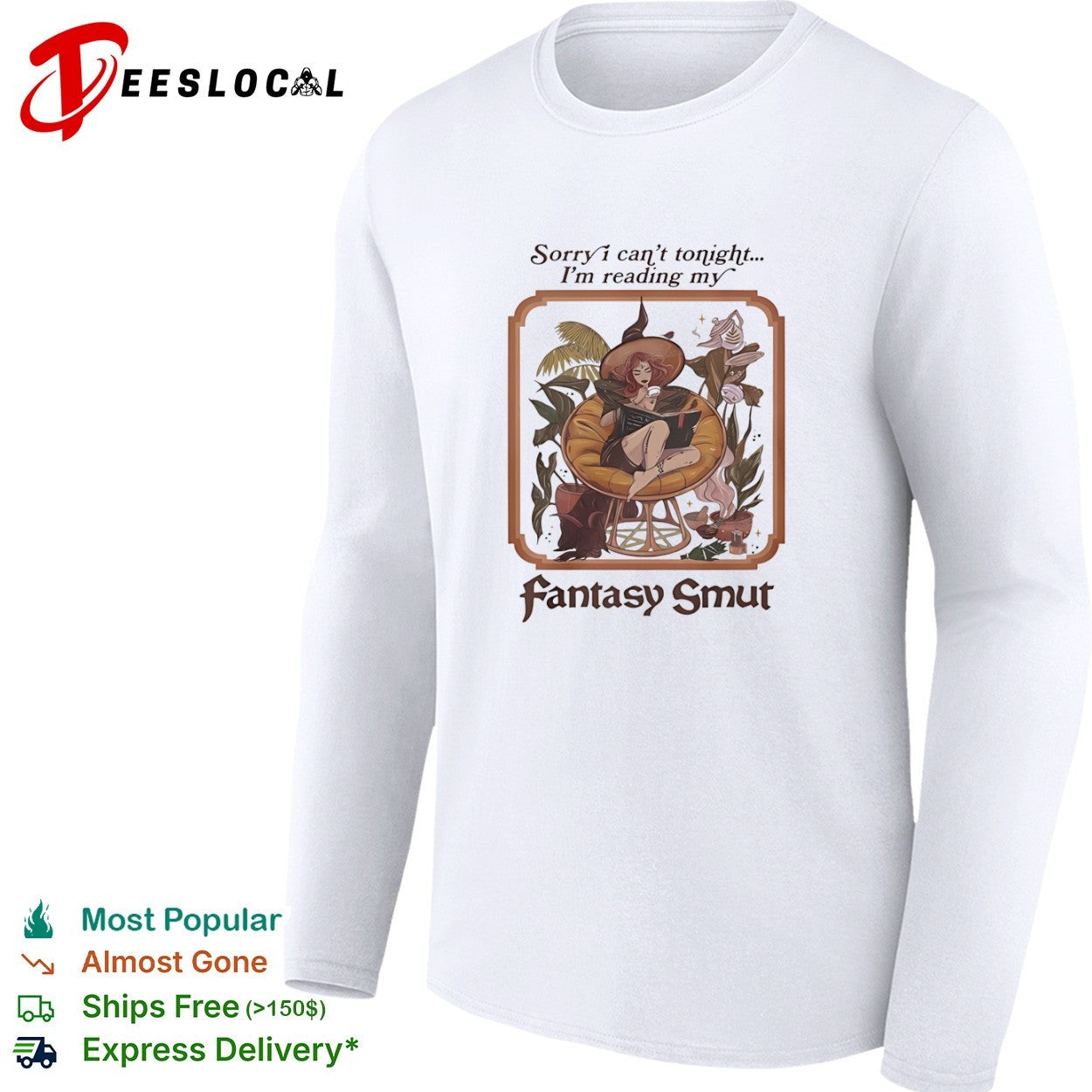 Sorry I can’t tonight I’m reading my fantasy smut shirt