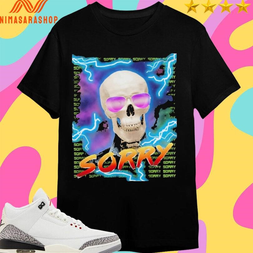 Sorry Tri Blend Skull Shirts
