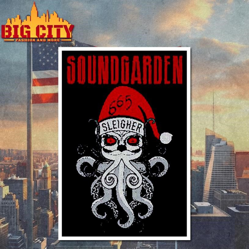 Soundgarden Knit Jacquard Holiday 2025 Shirt