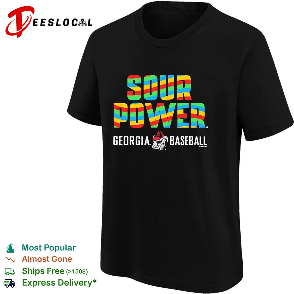 Sour Power Georgia Bulldog Mascot shirt
