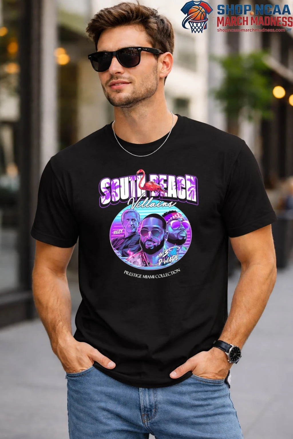 South Beach Villains Miami Heat Retro Prestige Miami collection T-Shirt