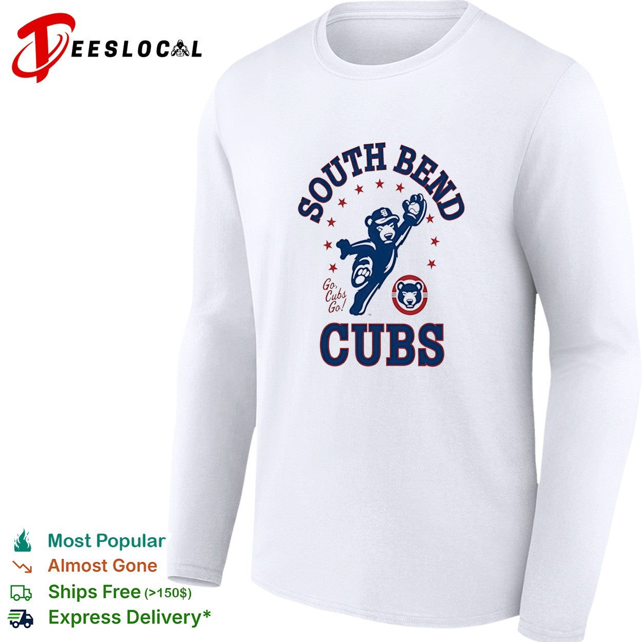 South Bend Cubs Go Chicago Cubs logo shirt