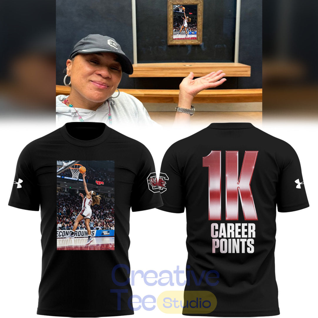 South Carolina Gamecocks 1000 career points T-Shirt