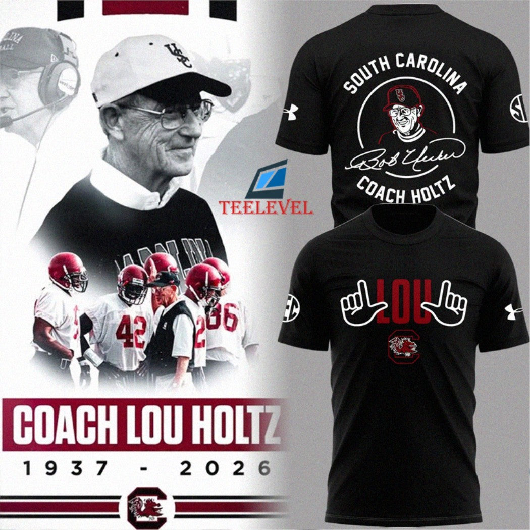 South Carolina Gamecocks Lou Holtz Coach Legend Signature T-shirts