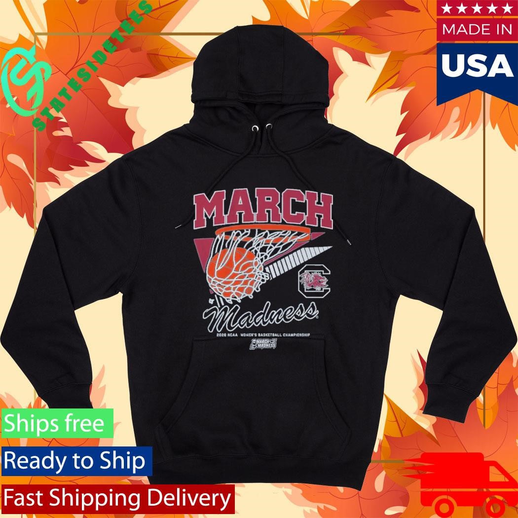 South Carolina Gamecocks WBB 2026 March Madness Retro Swish Shirt