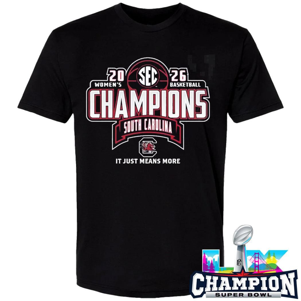South Carolina Gamecocks Women’s Basketball 2026 Sec Regular Season Champions Shirt