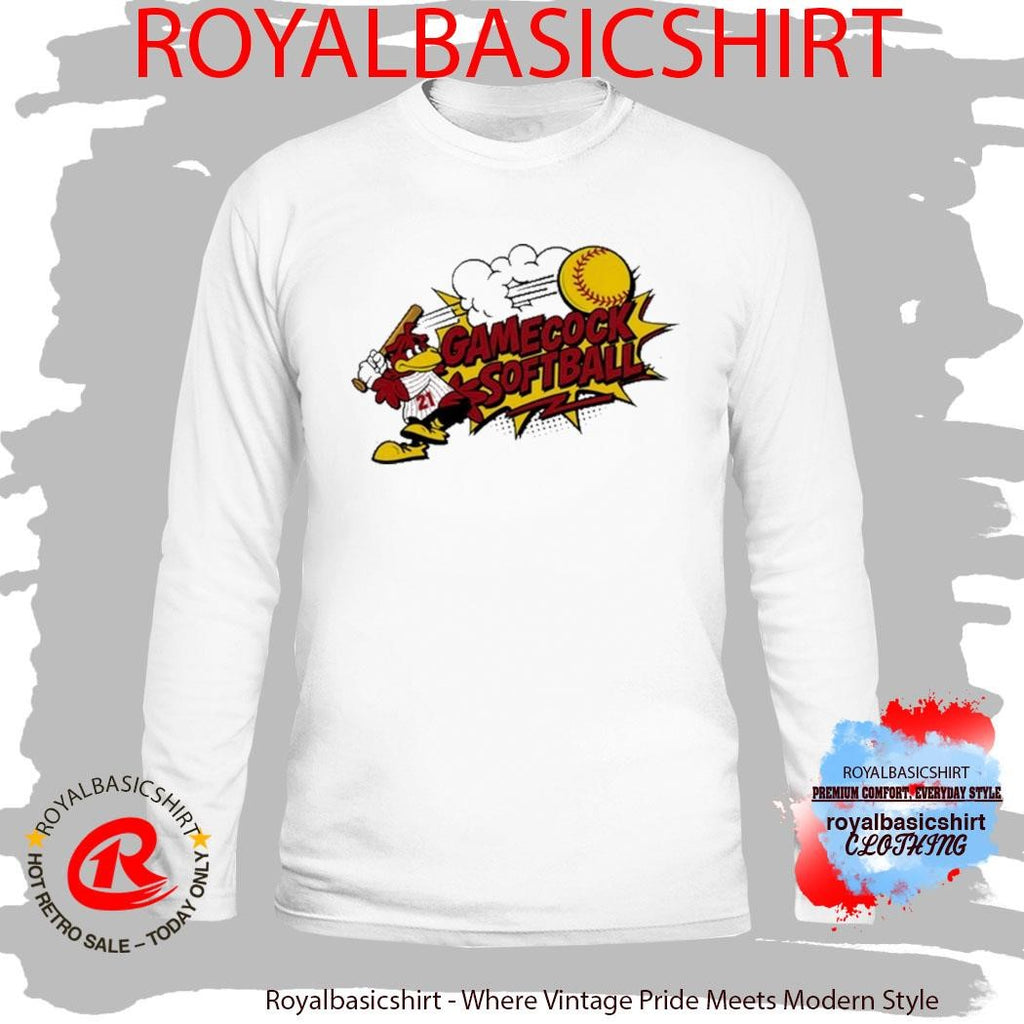 South Carolina Softball Gamecock Softball Mascot T-shirt