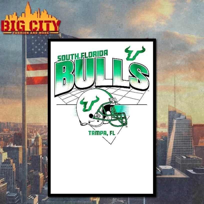 South Florida Bull Helmet Tampa Fl Shirt