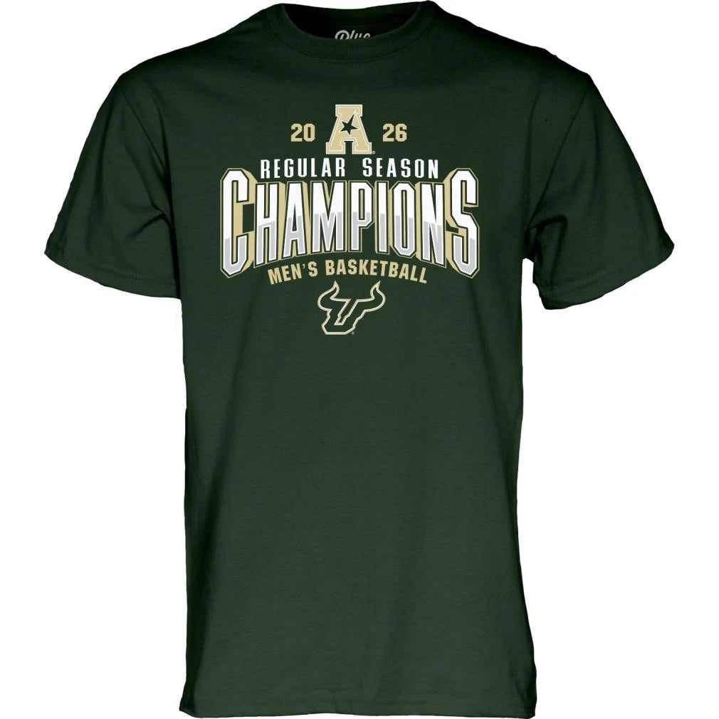 South Florida Bulls 2026 AAC Men’s Basketball Regular Season Champions Locker Room Shirt