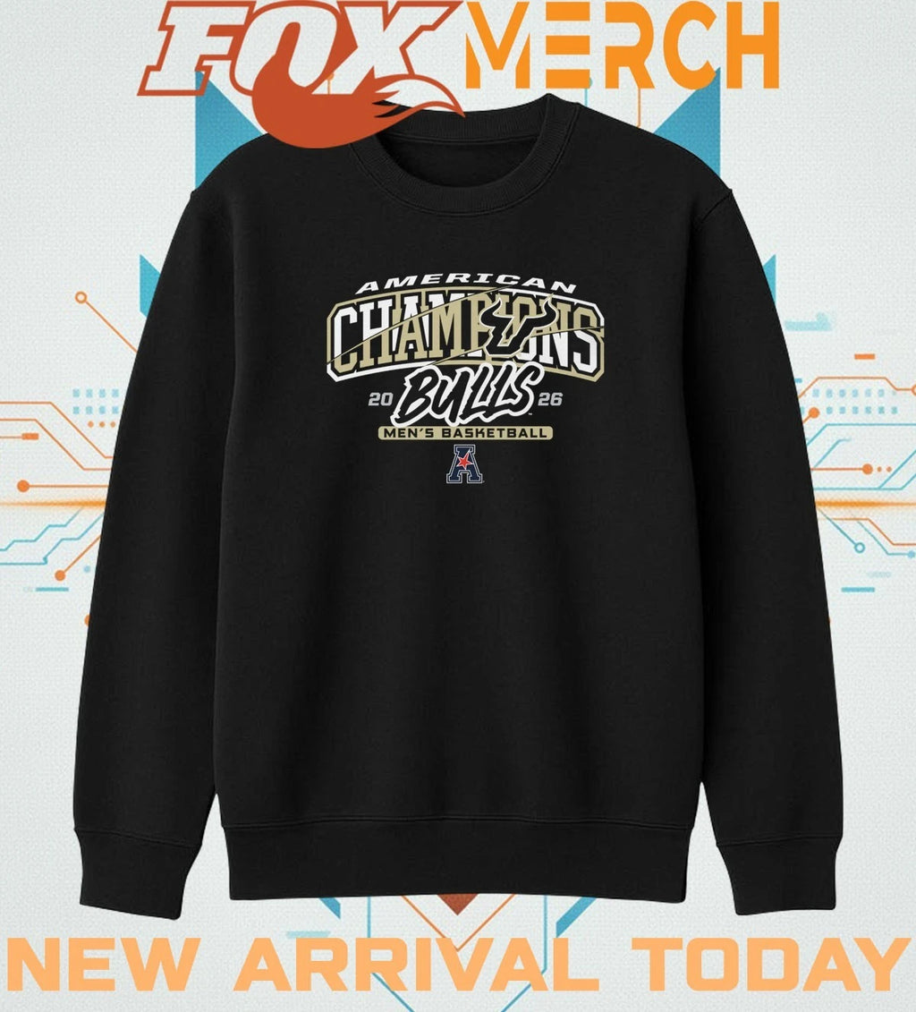 South Florida Bulls Men’s Basketball 2026 American Champions shirt