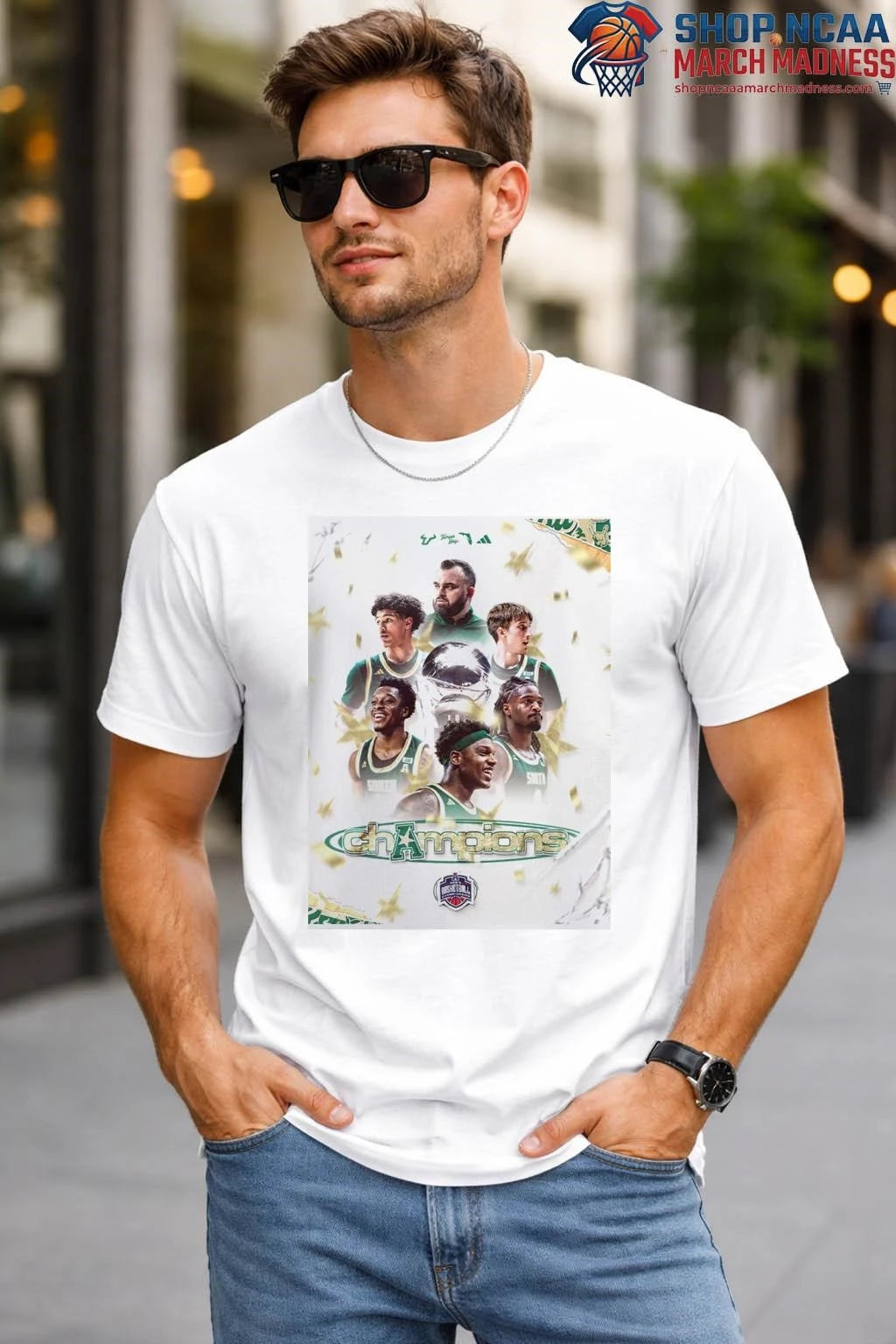 South Florida Bulls Men’s Basketball 2026 American Conference Tournament Champions T-Shirt South Florida Bulls