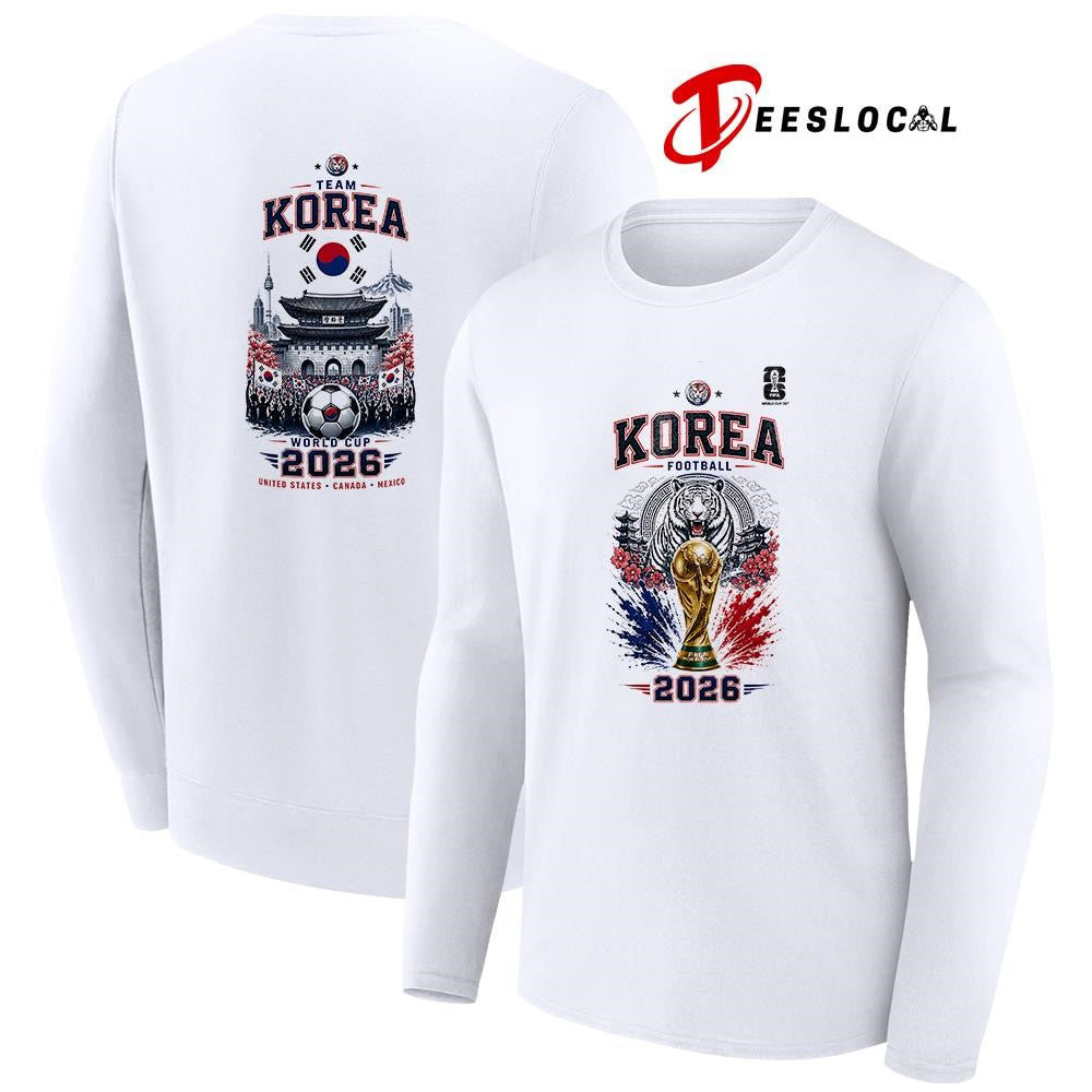 South Korea World Cup trophy graphic shirt