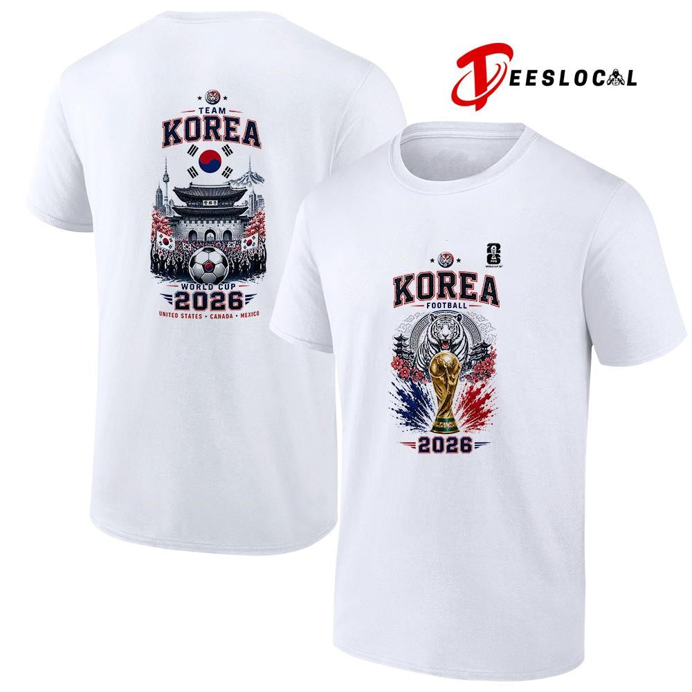 South Korea World Cup trophy graphic shirt