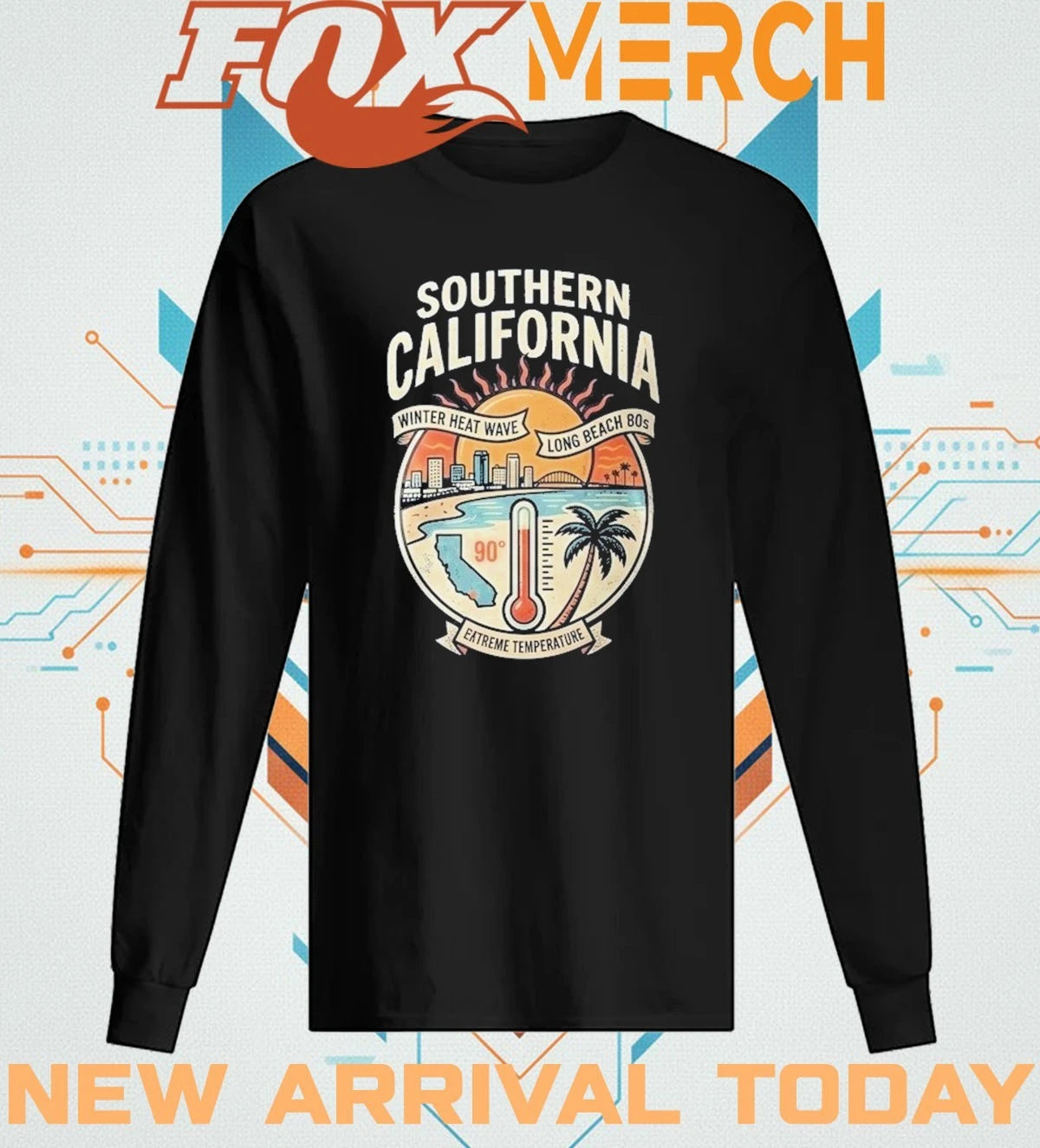 Southern California weather winter heatwave t-shirt