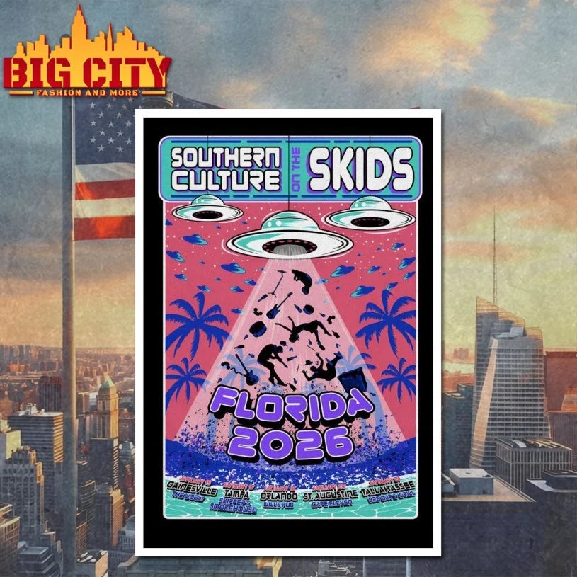 Southern Culture On The Skids Florida 2026 Tour Poster shirt