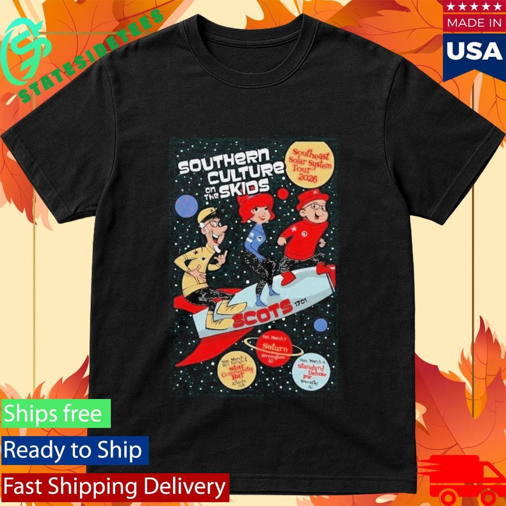 Southern Culture On The Skids Southeast Solar System Tour Mar 2026 Poster shirt