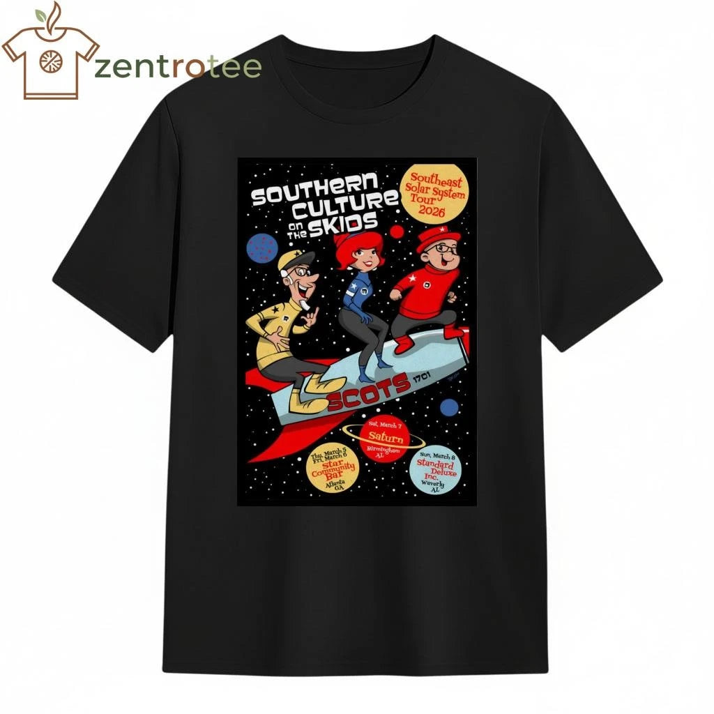 Southern Culture On The Skids Southeast Solar System Tour Mar 2026 tee