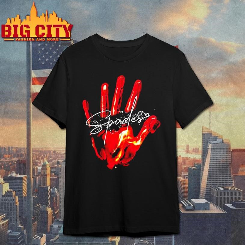 Spades Fiery Grip Graphic Shirt