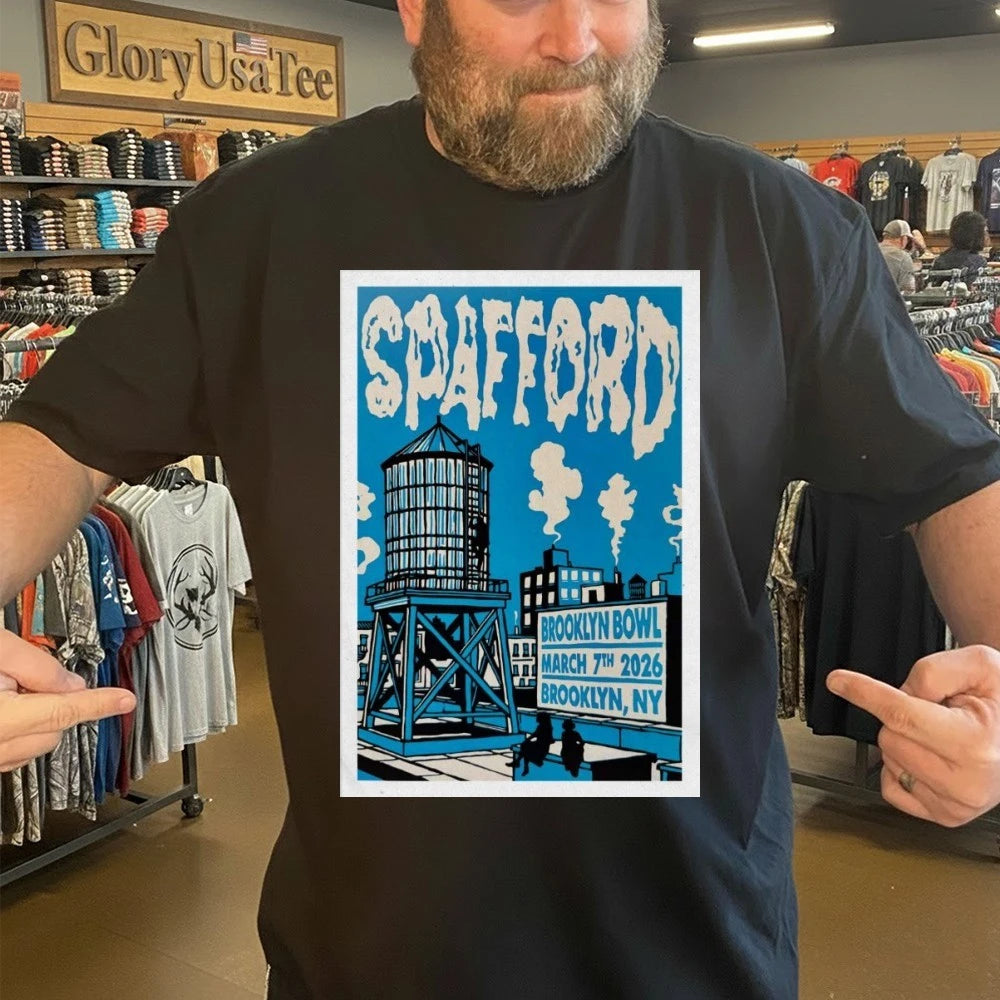 Spafford Brooklyn NY On Mar 7 2026 Tour Poster Shirt