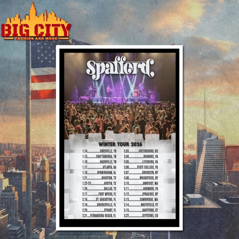 Spafford Winter Tour 2026 Poster shirt