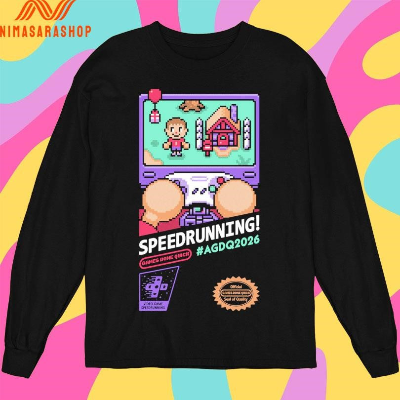 Speedrunning AGDQ 2026 Game Done Quick Shirts