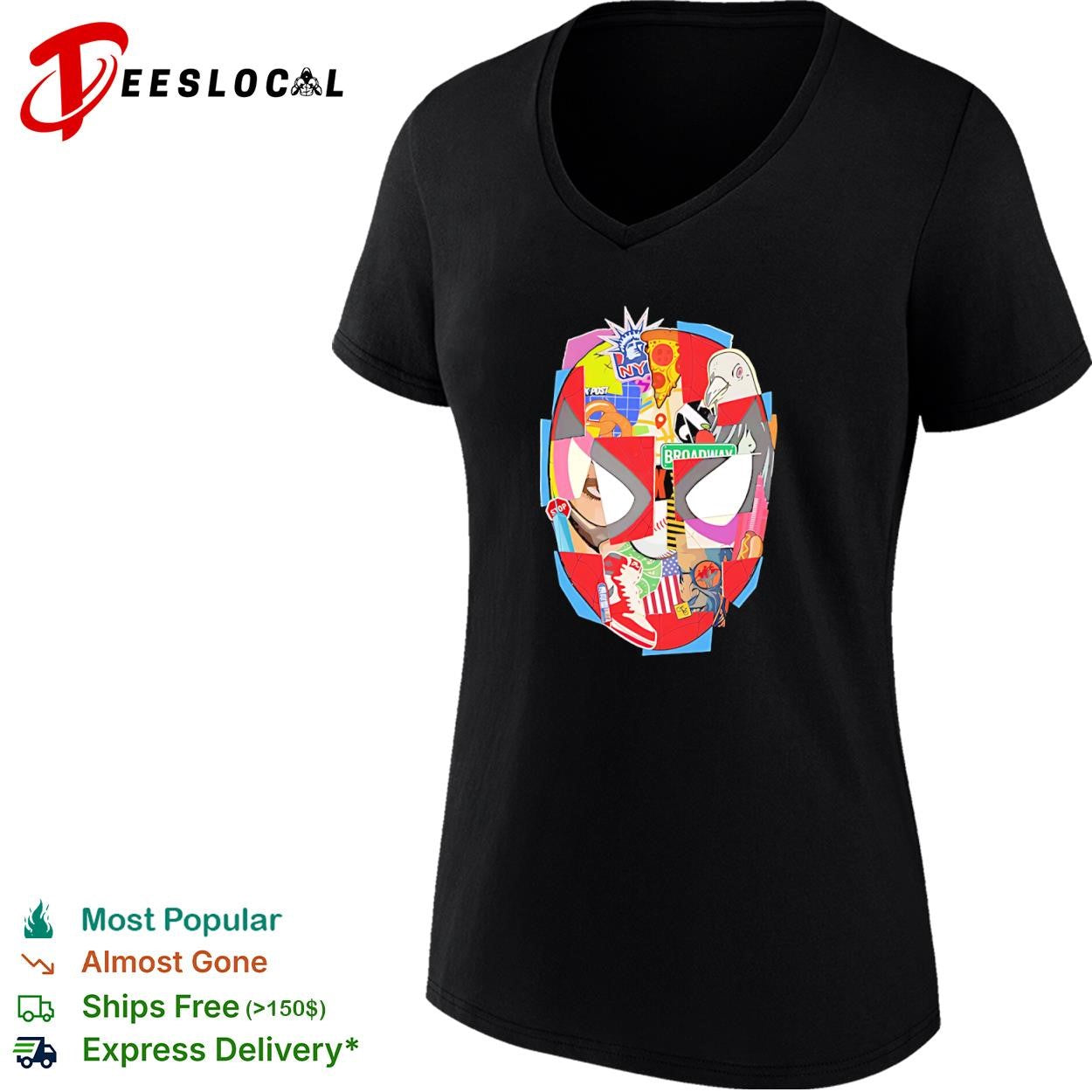 Spider-Man Urban Web Hero Collage shirt