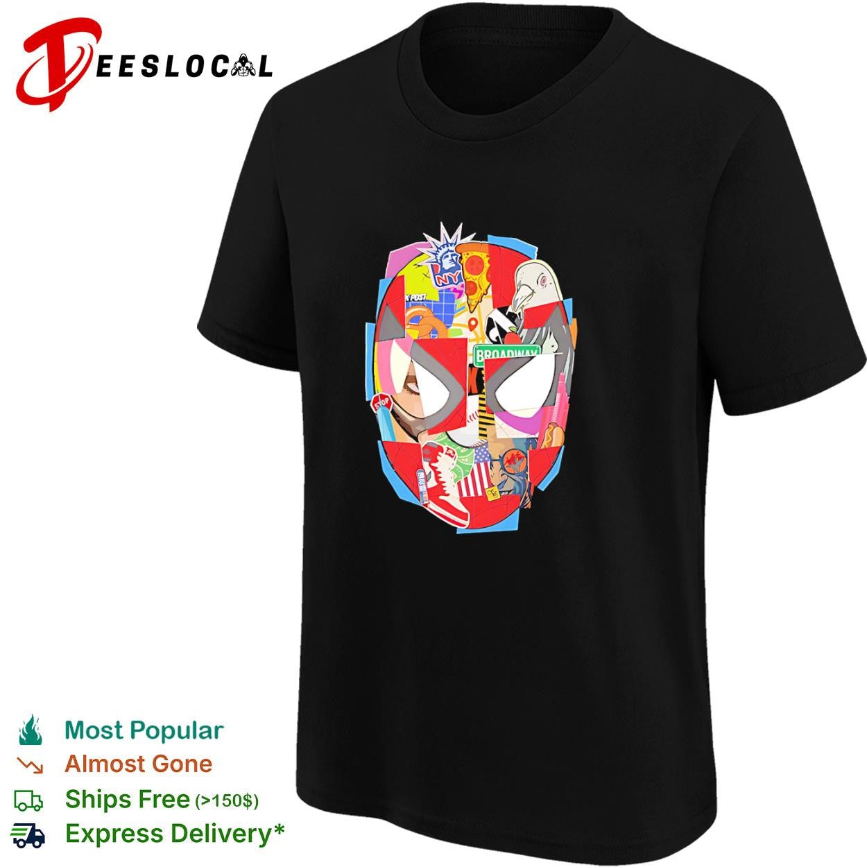 Spider-Man Urban Web Hero Collage shirt