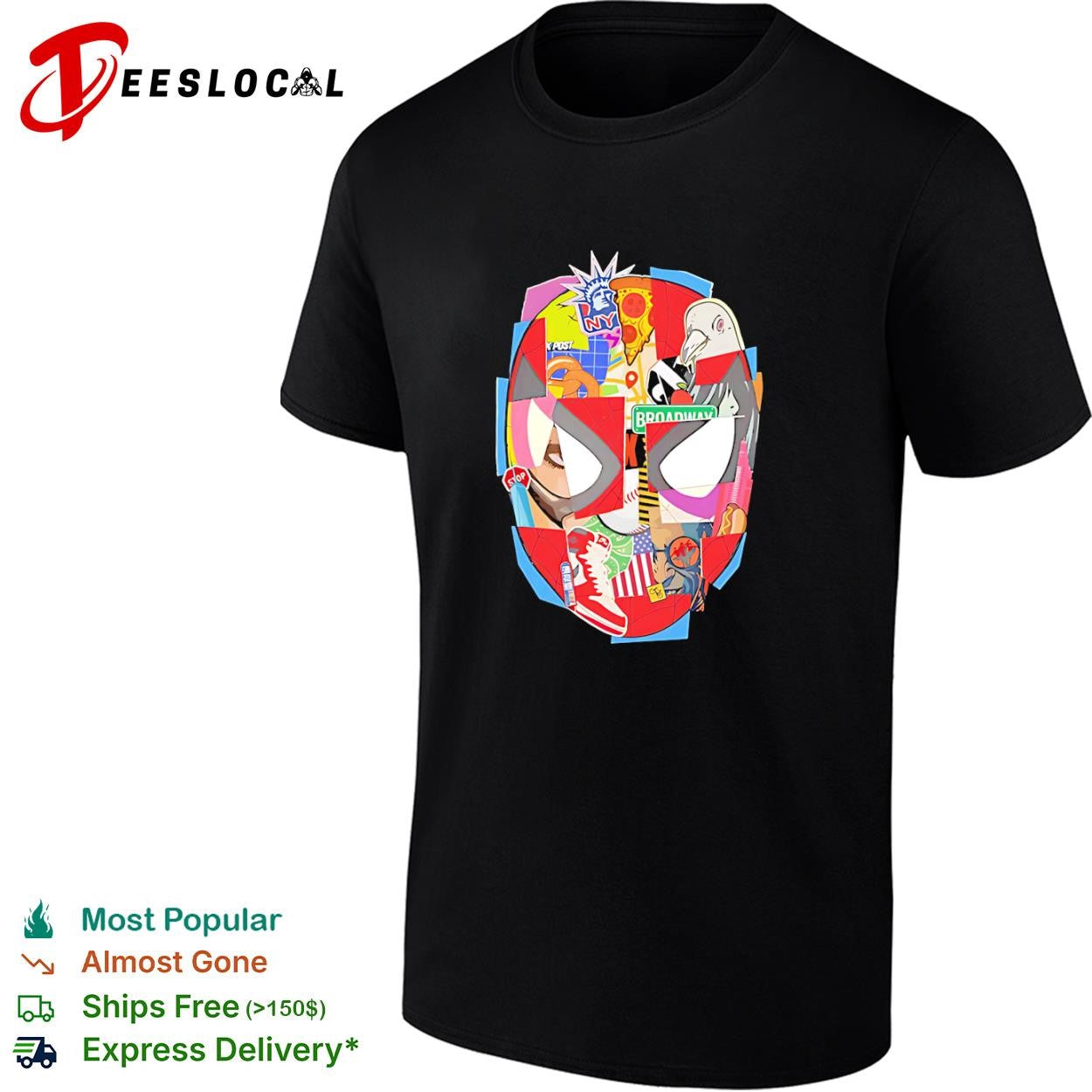 Spider-Man Urban Web Hero Collage shirt