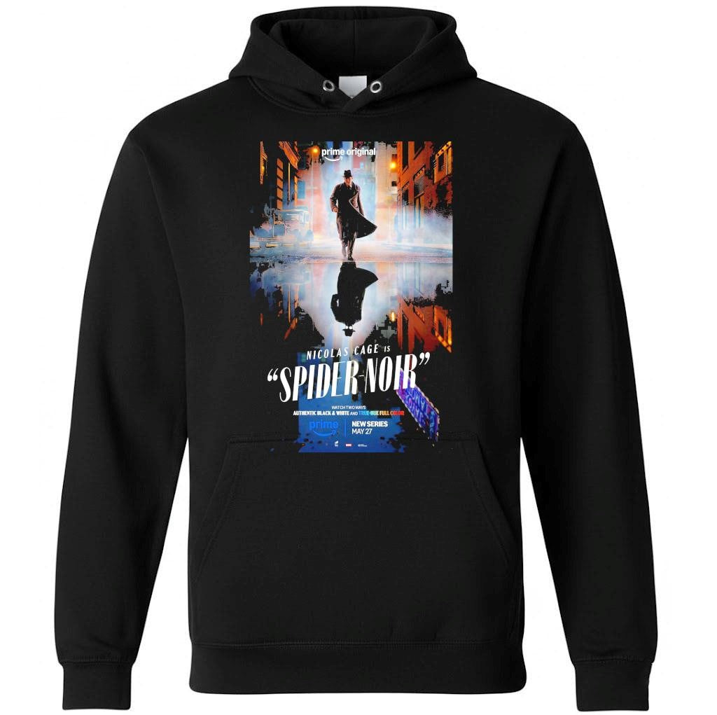 Spider-Noir Official Poster For Trailer Spider Noir Released February 13 2026 Shirt