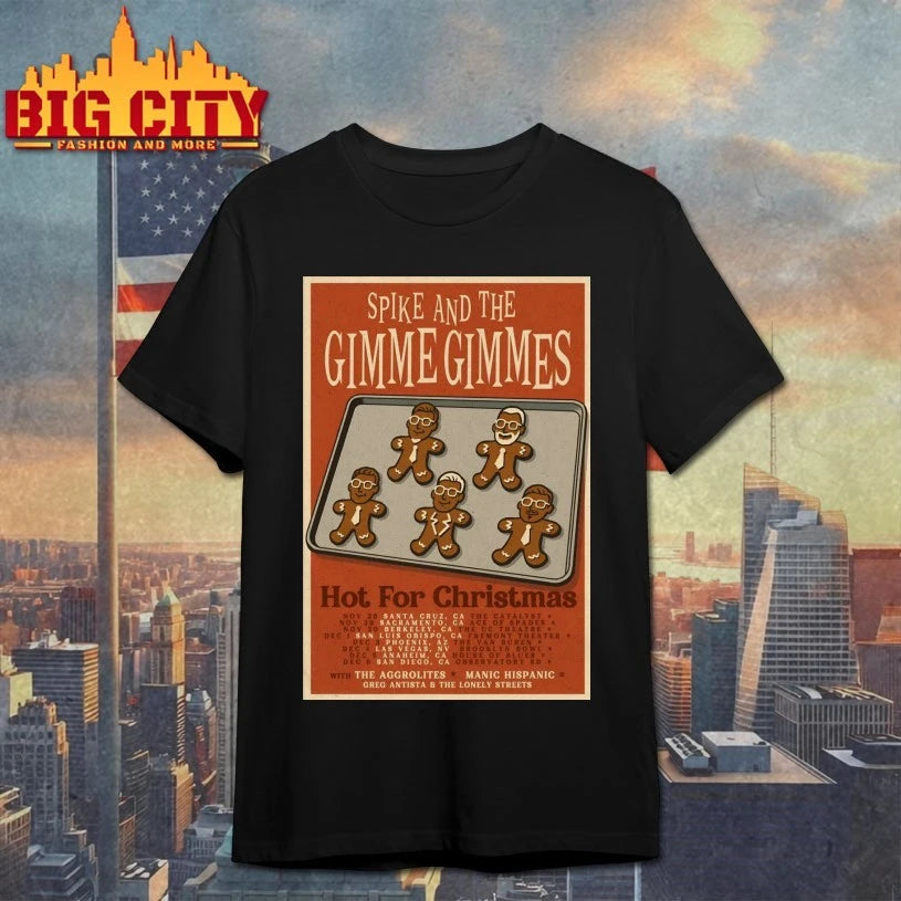 Spike And The Gimme Gimmes Hot For Christmas 2025 Tour Poster shirt