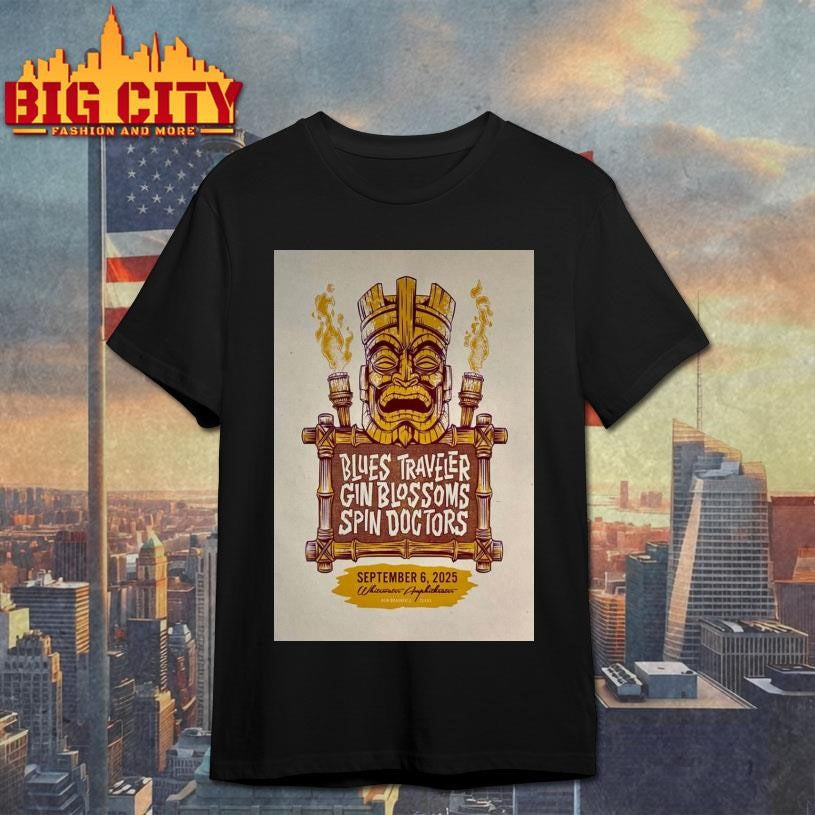 Spin Doctors New Braunfels Texas Tour Poster shirt
