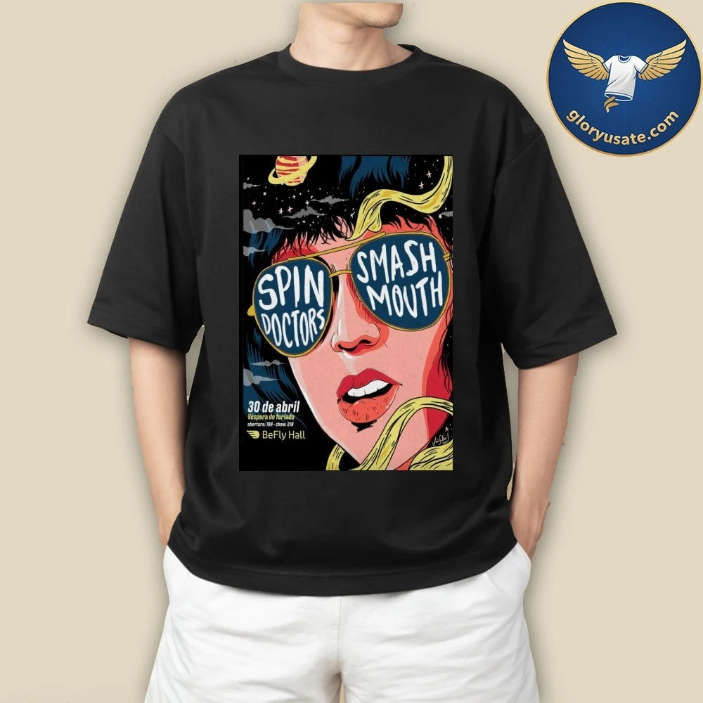 Spin Doctors With Smash Mouth In Belo Horizonte Brazil On Apr 30 2026 Poster Shirt