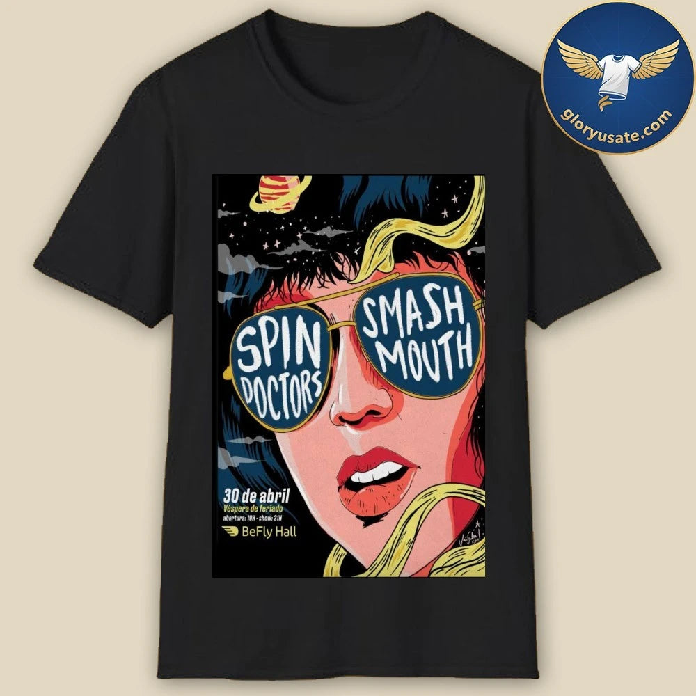 Spin Doctors With Smash Mouth In Belo Horizonte Brazil On Apr 30 2026 Poster Shirt