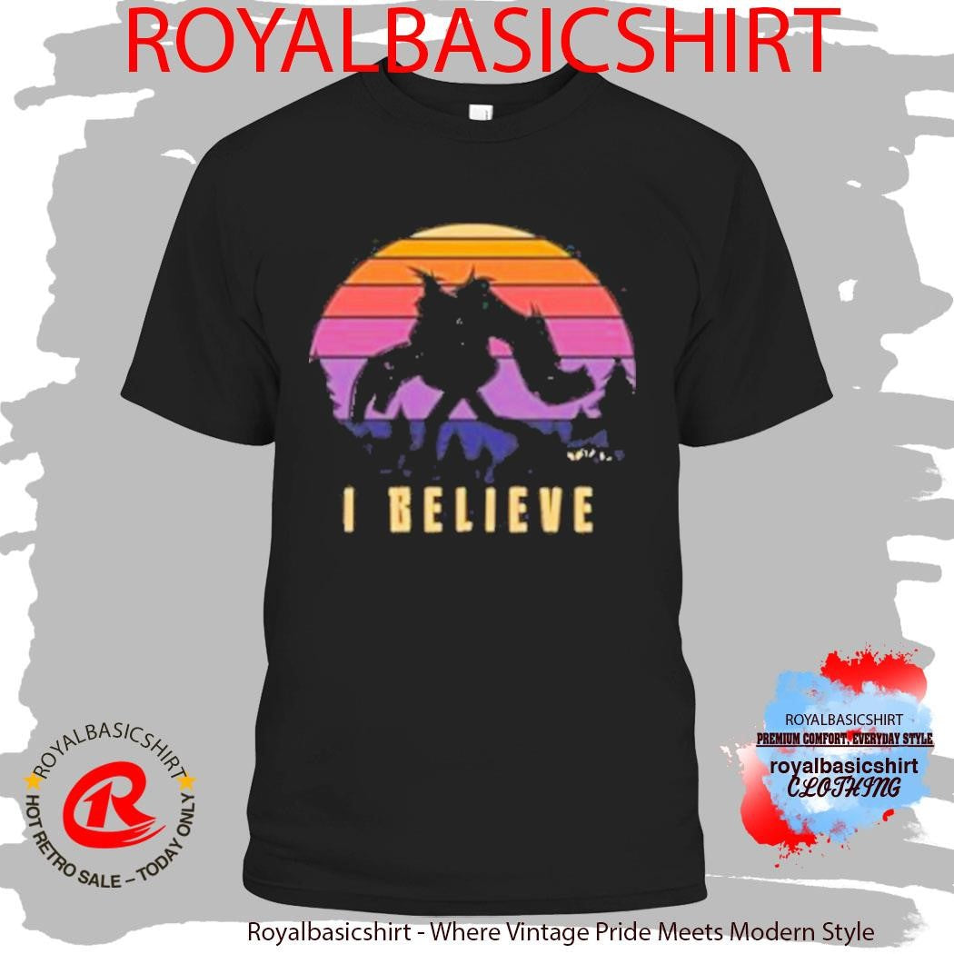 Spindlehorse Bigfoot I Believe T-Shirt
