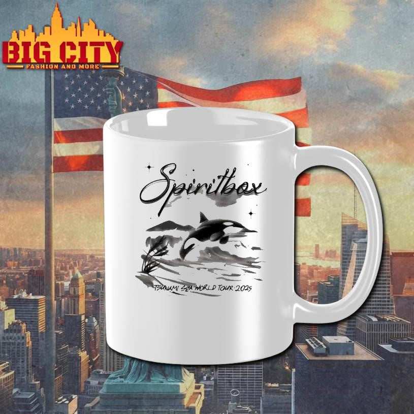 Spiritbox Tsunami Sea World Tour 2025 Orca Whale Shirt