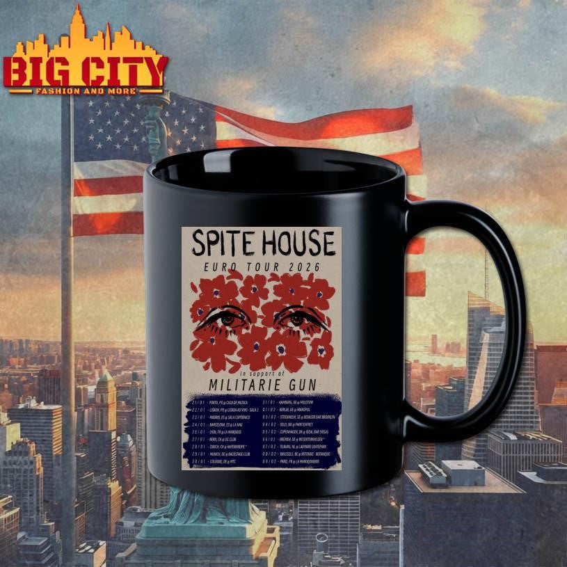 Spite House European Tour 2026 Poster Shirt