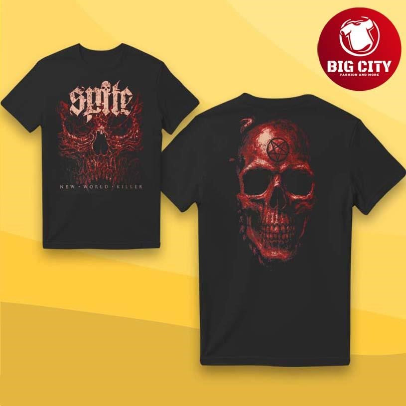 Spite New World Killer Album Skull Two Sided Shirt