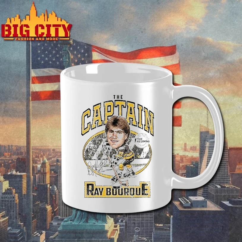 Spittin Chiclets x NHL Alumni Association Ray Bourque The Captain Shirt