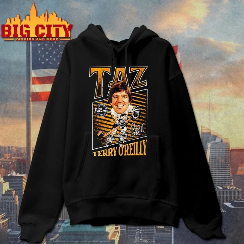 Spittin Chiclets x NHL Alumni Association Terry O’Reilly Taz Shirt