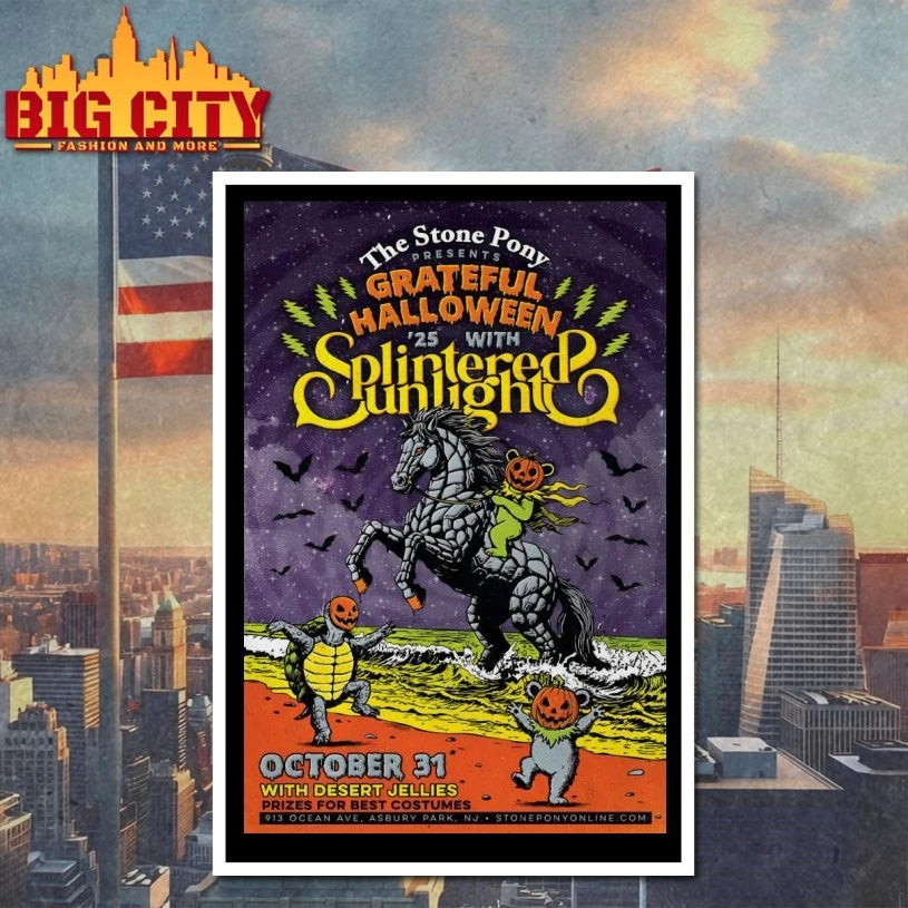 Splintered Sunlight Stone Pony Summer Stage in Asbury Park NJ October 31 2025 Poster shirts