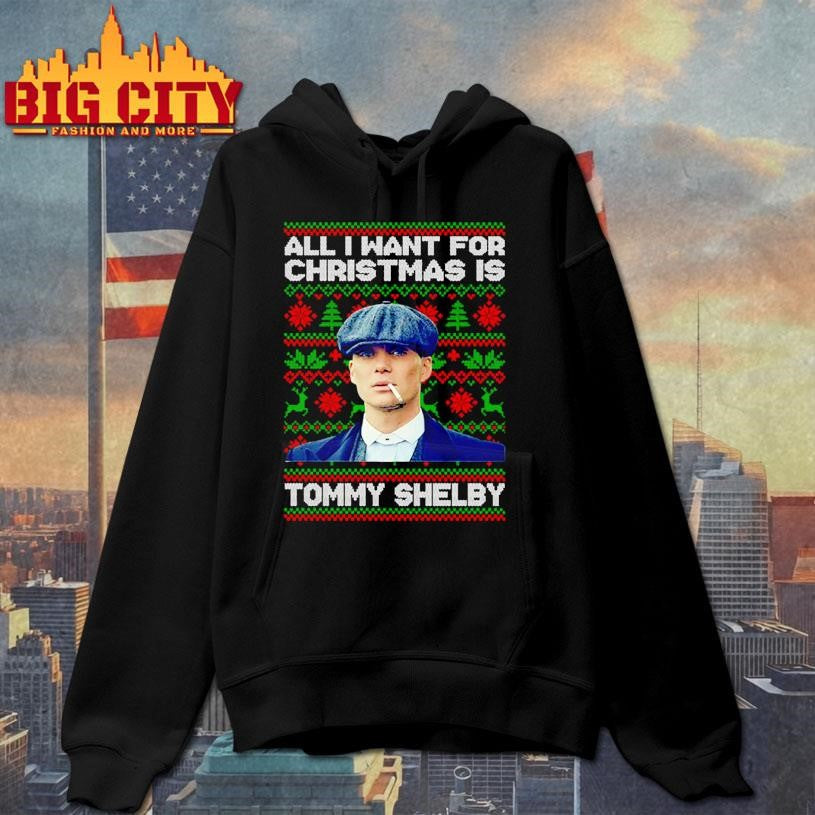 Spoofytees Tommy Shelby Peaky Blinders Ugly Christmas Shirt