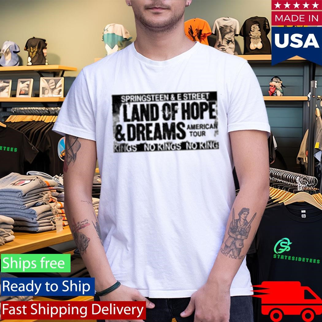 Springsteen &amp; The E Street Band 2026 Land Of Hope &amp; Dreams American Tour Shirt